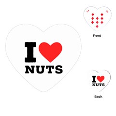 I Love Nuts Playing Cards Single Design (heart) by ilovewhateva