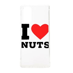 I Love Nuts Samsung Galaxy Note 20 Tpu Uv Case by ilovewhateva