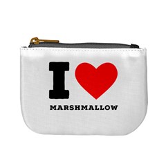 I Love Marshmallow  Mini Coin Purse by ilovewhateva