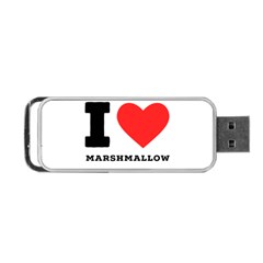 I Love Marshmallow  Portable Usb Flash (one Side) by ilovewhateva