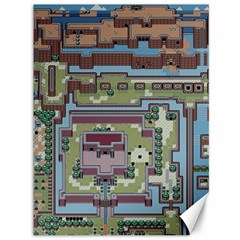 Arcade Game Retro Pattern Canvas 36  X 48 