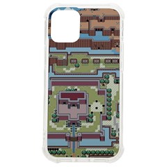Arcade Game Retro Pattern Iphone 12 Mini Tpu Uv Print Case	 by Bakwanart