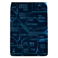 Technology Computer Circuit Boards Electricity Cpu Binary Removable Flap Cover (s) by Bakwanart