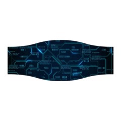 Technology Computer Circuit Boards Electricity Cpu Binary Stretchable Headband by Bakwanart