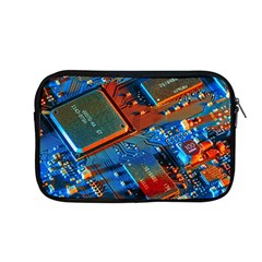 Gray Circuit Board Electronics Electronic Components Microprocessor Apple Macbook Pro 13  Zipper Case by Bakwanart