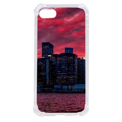 Skyline Sunset United States Reflection Usa,new York Manhattan Iphone Se by Bakwanart