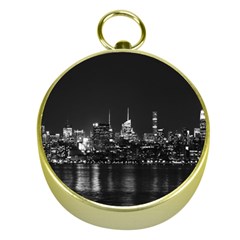 Photography Of Buildings New York City  Nyc Skyline Gold Compasses by Bakwanart