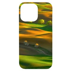 Landscape Usa Nature Washington State Trees Field Palouse Iphone 14 Pro Max Black Uv Print Case by Bakwanart