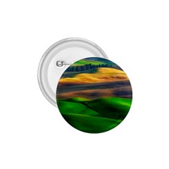 Grassland Nature Palouse Green Field Hill Sky Butte 1 75  Buttons by Bakwanart