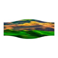 Grassland Nature Palouse Green Field Hill Sky Butte Stretchable Headband