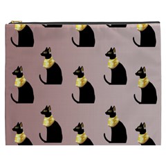 Cat Egyptian Ancient Statue Egypt Culture Animals Cosmetic Bag (xxxl) by 99art