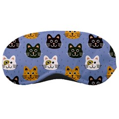 Cat Cat Background Animals Little Cat Pets Kittens Sleeping Mask by 99art