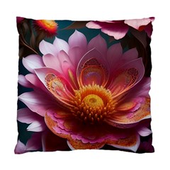 Pink Flowers Petals Blossoms Blooms Art Standard Cushion Case (two Sides) by 99art