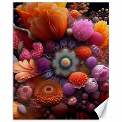 Flower Blossoms Petals Blooms Canvas 11  X 14  by 99art