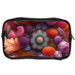 Flower Blossoms Petals Blooms Toiletries Bag (two Sides)