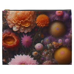 Flowers Petals Blossoms Art Flora Cosmetic Bag (xxxl) by 99art