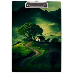 Landscape Scenery Nature Artwork A4 Acrylic Clipboard by 99art