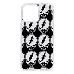 Black And White Deadhead Grateful Dead Steal Your Face Pattern Iphone 14 Pro Max Tpu Uv Print Case by 99art
