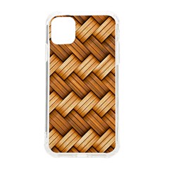 Wooden Weaving Texture Iphone 11 Tpu Uv Print Case by 99art
