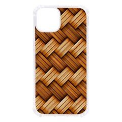 Wooden Weaving Texture Iphone 13 Tpu Uv Print Case by 99art