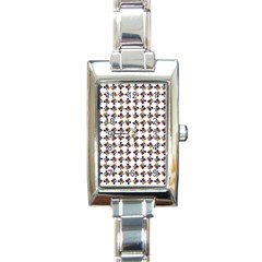 Mixed Abstract Colors Pattern Rectangle Italian Charm Watch by dflcprintsclothing