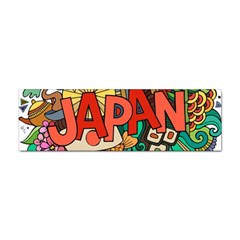 Earthquake And Tsunami Drawing Japan Illustration Sticker Bumper (10 pack)