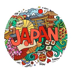 Earthquake And Tsunami Drawing Japan Illustration Pop socket