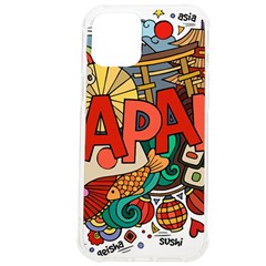 Earthquake And Tsunami Drawing Japan Illustration iPhone 12 Pro max TPU UV Print Case