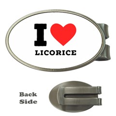 I Love Licorice Money Clips (oval)  by ilovewhateva