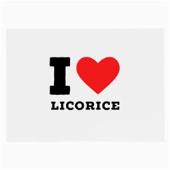 I Love Licorice Large Glasses Cloth by ilovewhateva