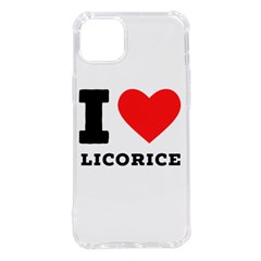 I Love Licorice Iphone 14 Plus Tpu Uv Print Case by ilovewhateva