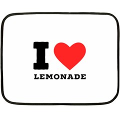 I Love Lemonade Fleece Blanket (mini) by ilovewhateva