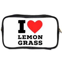 I Love Lemon Grass Toiletries Bag (two Sides) by ilovewhateva