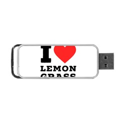I Love Lemon Grass Portable Usb Flash (two Sides) by ilovewhateva