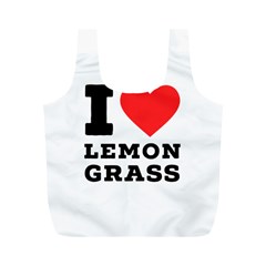 I Love Lemon Grass Full Print Recycle Bag (m) by ilovewhateva