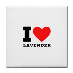 I Love Lavender Face Towel by ilovewhateva