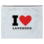 I love lavender Cosmetic Bag (XXXL) Front