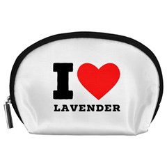 I Love Lavender Accessory Pouch (large) by ilovewhateva