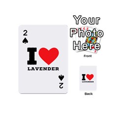 I Love Lavender Playing Cards 54 Designs (mini) by ilovewhateva