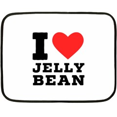 I Love Jelly Bean Fleece Blanket (mini) by ilovewhateva