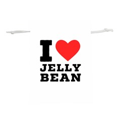 I Love Jelly Bean Lightweight Drawstring Pouch (l)