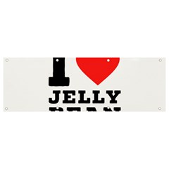 I Love Jelly Bean Banner And Sign 9  X 3  by ilovewhateva