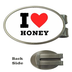 I Love Honey Money Clips (oval)  by ilovewhateva