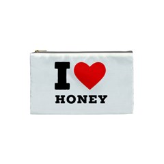 I Love Honey Cosmetic Bag (small) by ilovewhateva