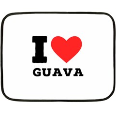 I Love Guava  Two Sides Fleece Blanket (mini) by ilovewhateva