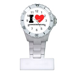 I Love Gingerbread Plastic Nurses Watch by ilovewhateva