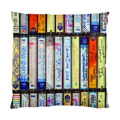 Cassette Tape Music Vintage 1980s 70s Standard Cushion Case (two Sides) by 99art