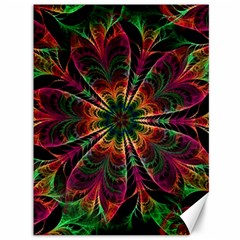 Multicolored Flower Mandala Wallpaper Kaleidoscope Pattern Canvas 36  X 48  by 99art