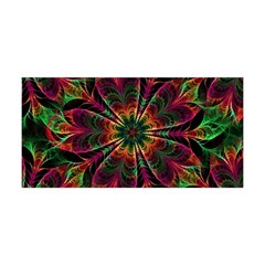 Multicolored Flower Mandala Wallpaper Kaleidoscope Pattern Yoga Headband by 99art