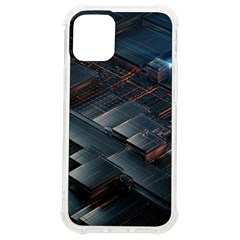 Architectural Design Abstract 3d Neon Glow Industry Iphone 12 Mini Tpu Uv Print Case	 by 99art